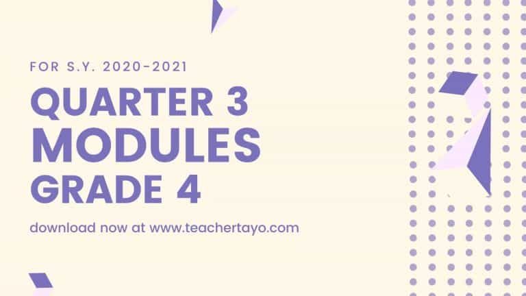 Grade 4 ADM Modules Quarter 3