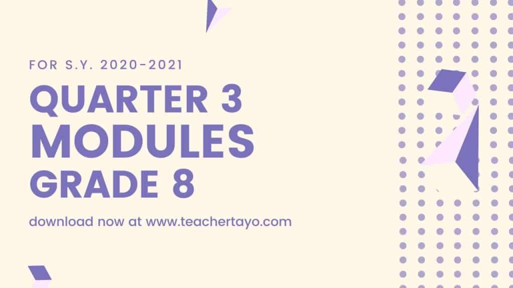 Grade 8 ADM Modules Quarter 3