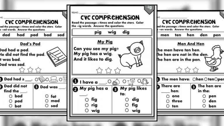 CVC Worksheet