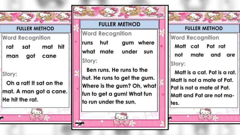 Phonic Poems Fuller Method